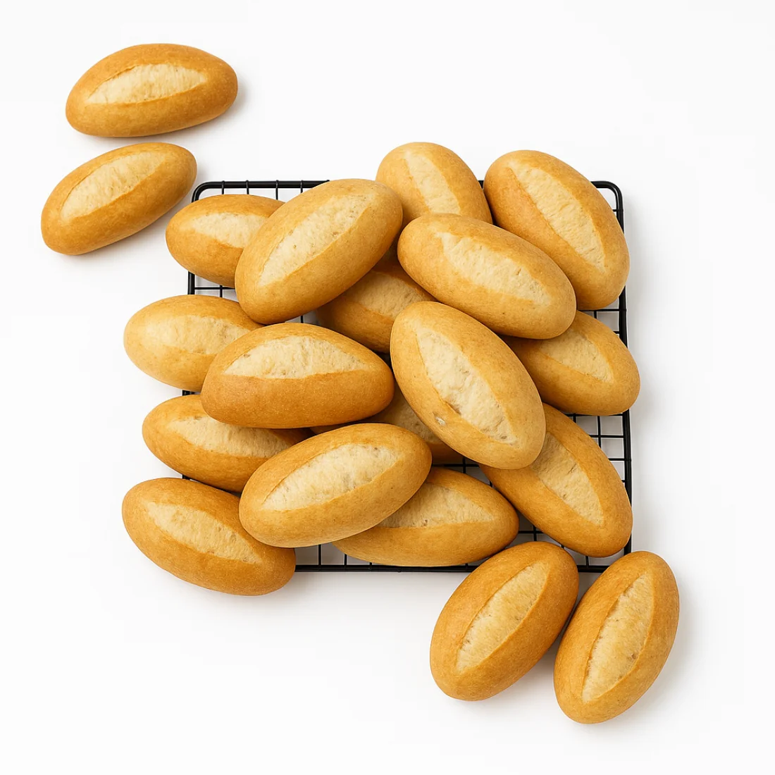 해썹공장 미니 통밀 프렌치 롤 바게트 38gx20개 [원산지:국산] 무방부제 당일제조배송