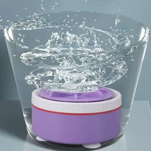 휴대용 USB 미니 세탁기, 속옷 및 양말용 컴팩트 터빈, 3단계 속도 조절 가능, 기숙사 및 여행용 공간 절약형 디자인