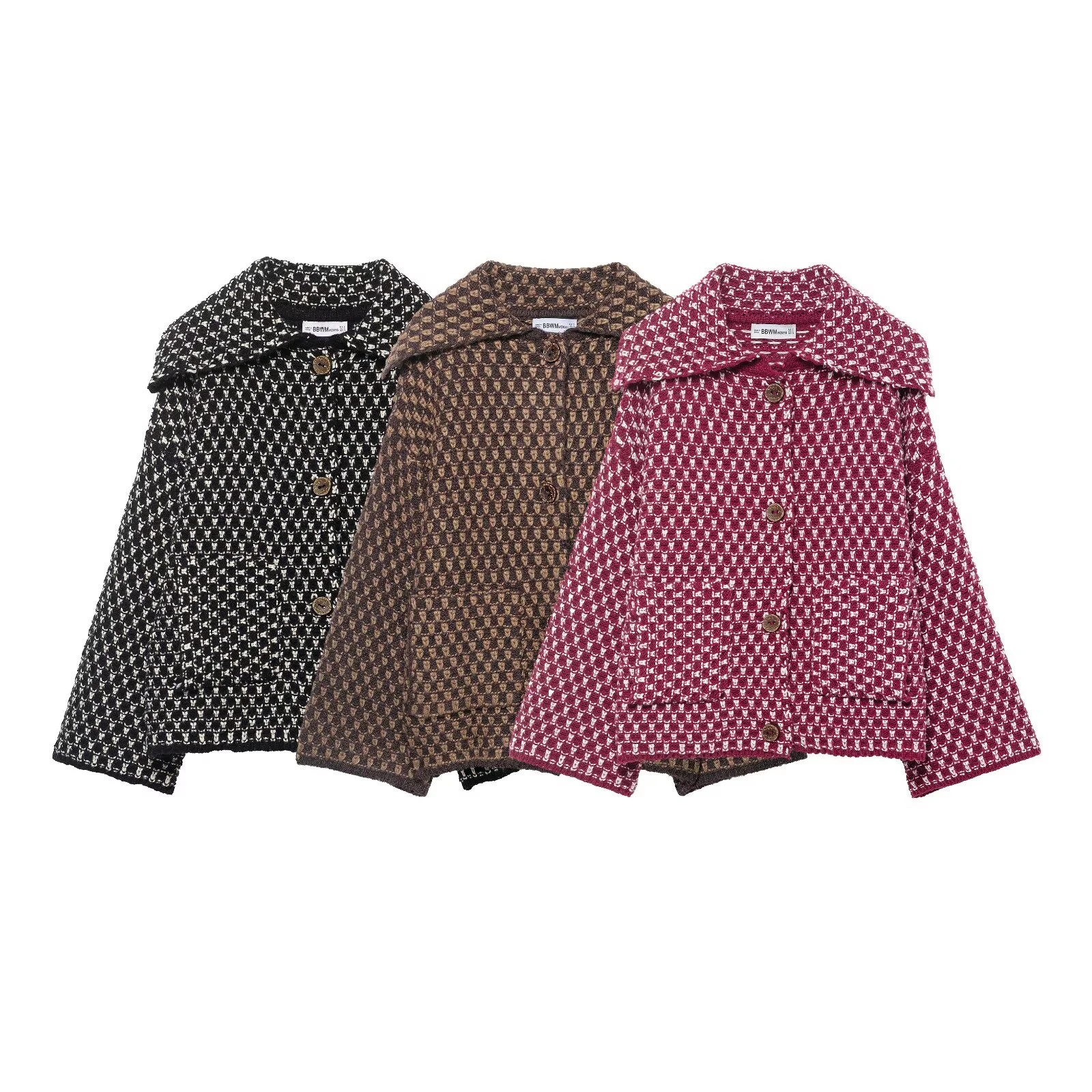 한국 스타일 여성용 2025년 가을 겨울 신상 루즈핏 슬림 캐주얼 니트 가디건 기품 있는 재킷