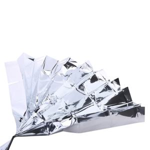 실버 응급 처치 담요, 차가운 열 담요, 야외 응급 방사선 방지 러그, 캠핑, 지진용 생존 용품