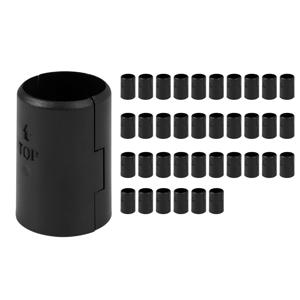 와이어 선반 잠금 클립, 선반 후 슬리브 교체용, 1 인치, 74 팩