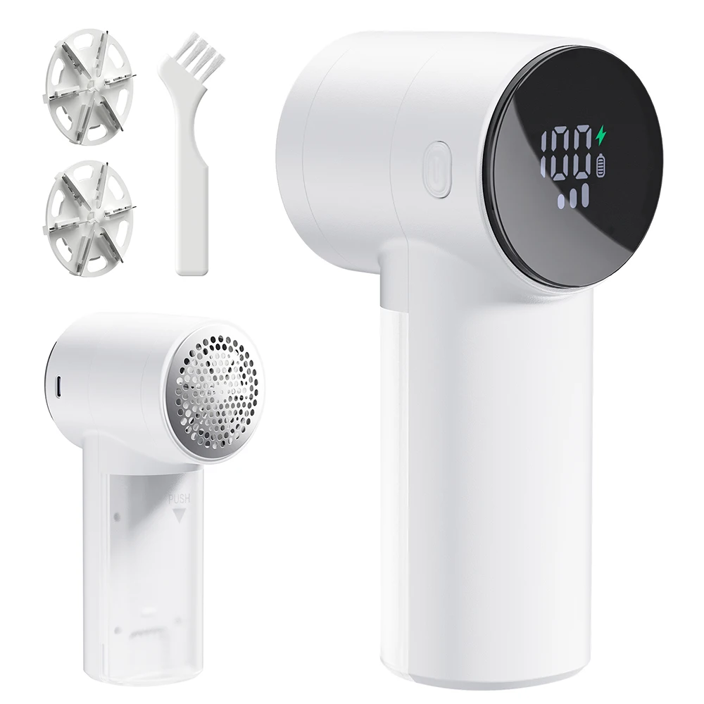 ColdSky 원단 면도기 린트 리무버, 충전식 전기 휴대용 스웨터, 의류 소파 담요 필링 제거, 3 단계 속도