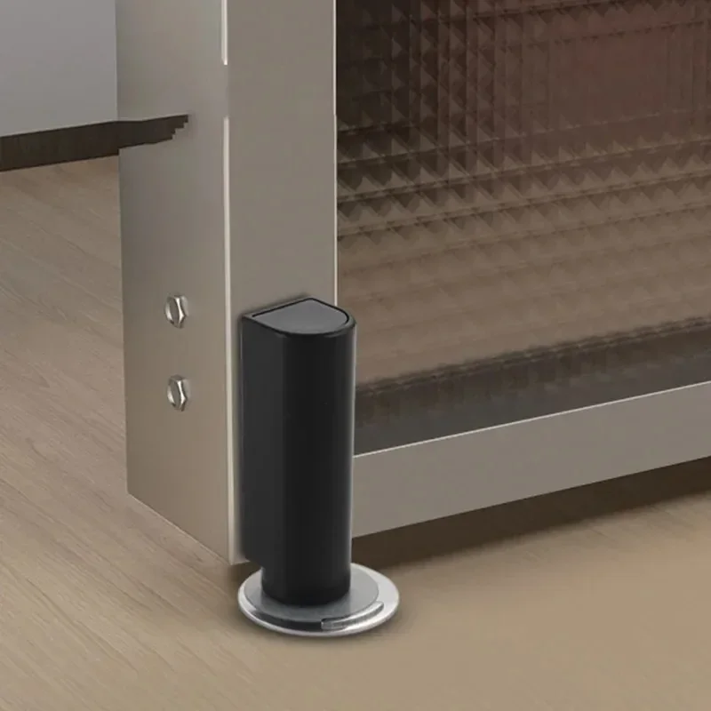 헤비 듀티 자석 도어 스토퍼 스테인리스 도어스톱 블랙 무타공 도어 흡착 도어 홀더 도어 하드웨어 터치