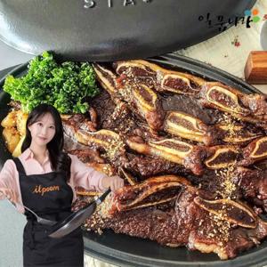 일품나라 갈비퀸 양념 LA갈비 500g X 2팩 고기 세트