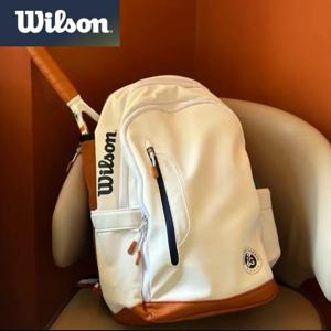 Wilson Roland Garros - 클레이 테니스 백, 수납칸이 있는 라켓 2개 최대 백팩, 프렌치 오픈 기념 여행