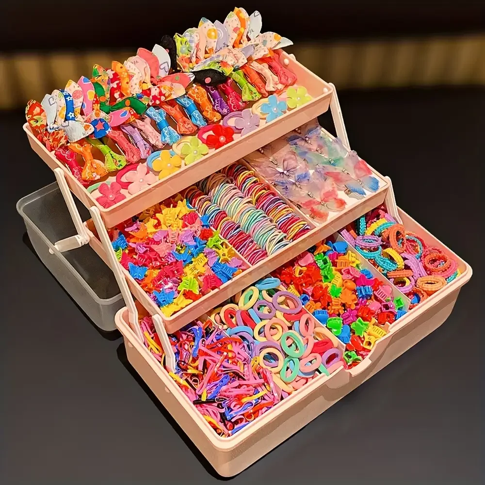 555개/세트, 소녀들을 위한 화려한 나비 머리핀, 스타일리시하고 달콤한 헤어스타일, 헤어 액세서리.