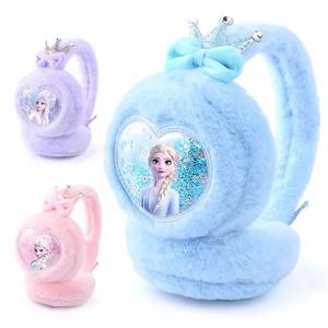 겨울 엘사 어린이를위한 플러시 귀마개 미니 마우스를위한 만화 방풍 따뜻한 방한 귀마개 소녀를위한 선물
