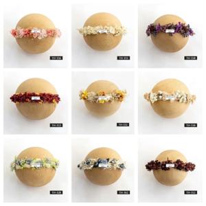 아기 머리띠 신생아 사진 꽃 머리띠 아기 사진 유아 모자를 쓰고 있죠