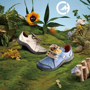 TMA EYES 여성용 핸드 스티치 가죽 스니커즈, 경량 플랫 디자인 신발