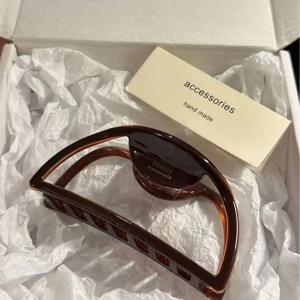 중공 아세트산 그립 대형 미트볼 헤어 클로, 유럽 및 미국 헤어 액세서리, 1 개