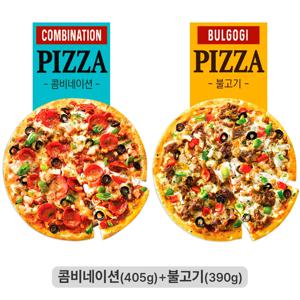[사조공식샵] 그릴드피자 콤비네이션 405g + 불고기 390g (총 2판)