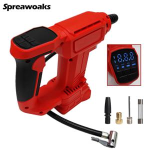 무선 타이어 팽창기 공기 압축기 밀워키 18V 배터리 용 디지털 압력 게이지 전동 공구가있는 150PSI 전기 공기 펌프
