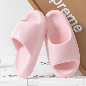 루시에버 2025 여성용 소프트 솔 에바 슬리퍼, 가볍고 미끄럼 방지 홈 슬리퍼, 여성 여름용 두꺼운 플랫폼 비치 플립플랍