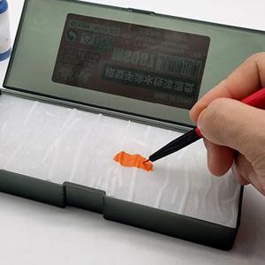 아크릴 페인팅 모델 색칠을위한 휴대용 습식 팔레트 습식 트레이 수성 페인트 홀더는 습식 페인트 모델링 도구를 유지합니다