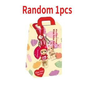 2025년 신상 스위티 키체인 블라인드 박스 피규어 S 엔젤 인형 키스 시리즈 블라인드 박스 키체인 펜던트 수제 펜던트 선물