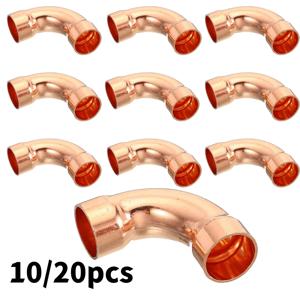 긴 굽은 구리 파이프 피팅 1/2 인치 내경 냉간 용접 연결 수도 난방 공조 파이프 커넥터