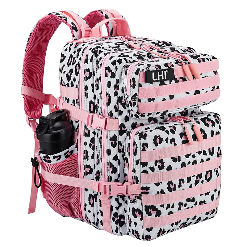 야외 전술 배낭 45L 대용량 운동 선수 체육관 가방 피트니스 스포츠 운동 병 홀더와 배낭 하이킹