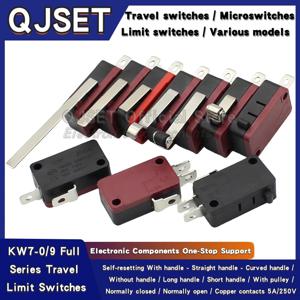 5pcs KW7-0-1 여행 제한 스위치 밥솥 유도 스토브 발 펌프 다이어프램 펌프 자동차 세탁기 범용 16A 250V 마이크로 스위치