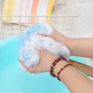 1개 나무 손잡이 목욕 브러쉬 부드러운 메쉬 등 스크럽 샤워 바디 클리너 스펀지 브러쉬 각질 제거 스크럽 피부 마사지 목욕 도구