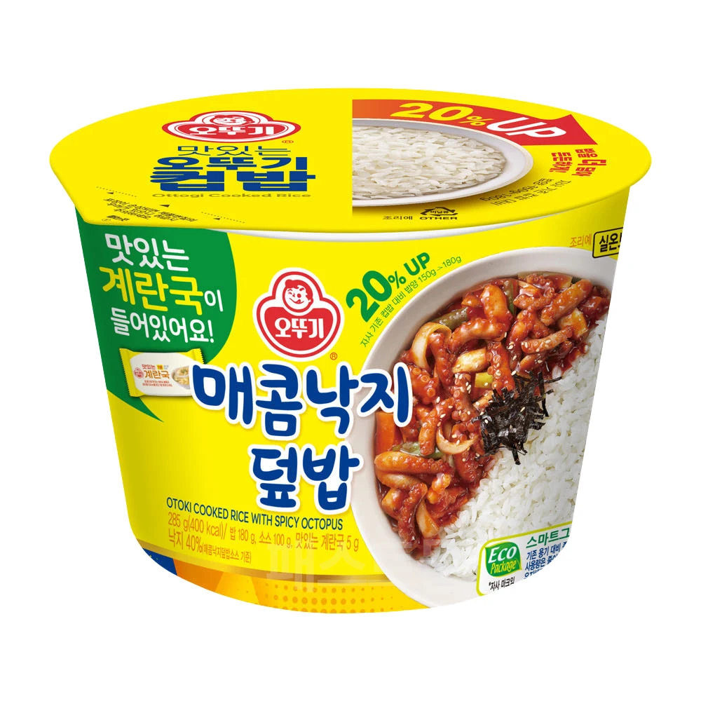 오뚜기컵밥 매콤낙지덮밥 285g