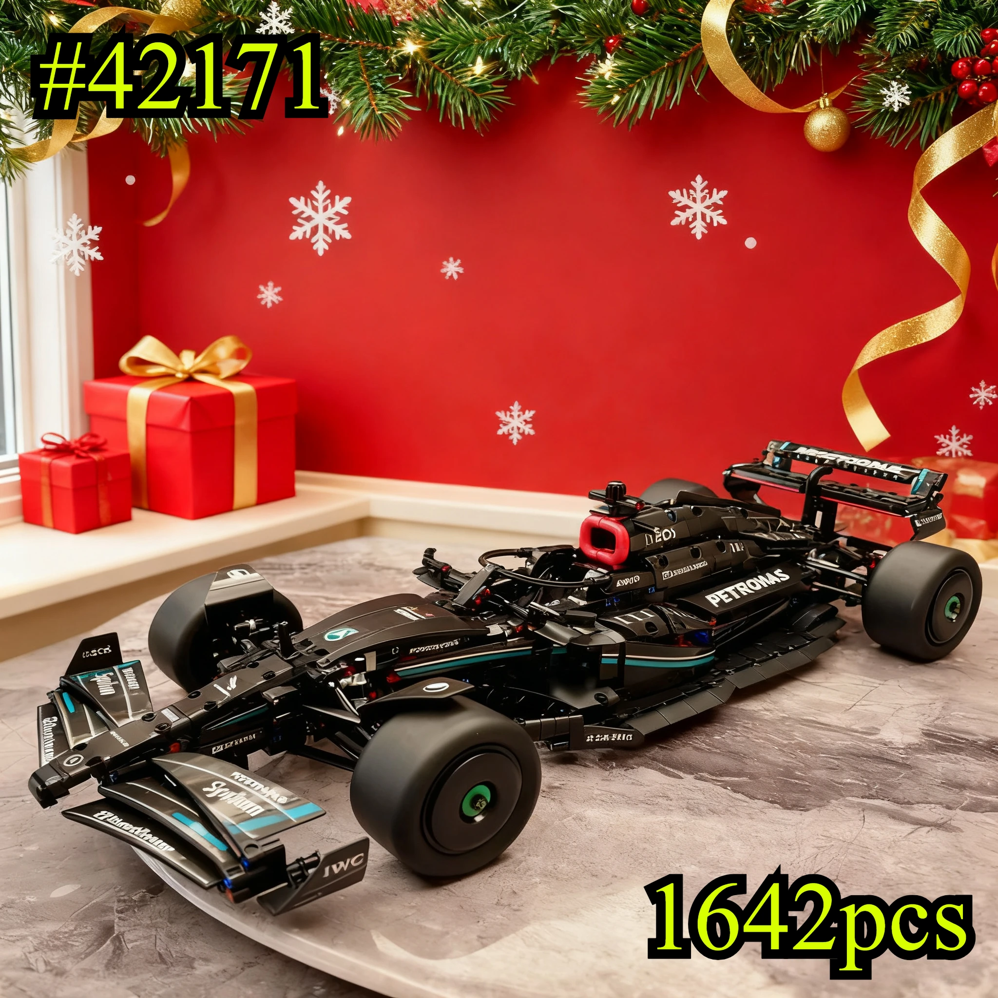 퍼포먼스 이퀘이션 레이싱카 42171 빌딩 블록 세트 레고 호환 입자 크리스마스 선물용 1642개