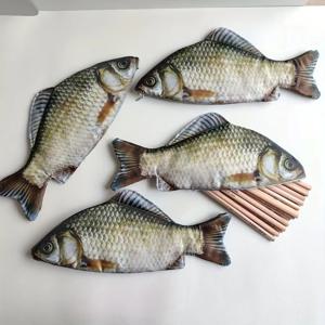 재미있는 모형 물고기 필통 창의적인 생선 모양 필통 동전 지갑 물고기 모양 필통 보관 가방