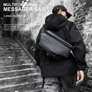 남성용 체스트백 슬링 배낭, 여행용 하이킹 레저, 원숄더 다목적 패션 웨이스트백, 직장용 여행 배낭