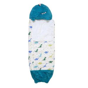 어린이 만화 Sleepsacks 베개 플러시 인형 베개와 어린이 침낭 소년 소녀 생일을위한 아기 동물 수면 자루