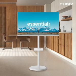 무빙큐빅스 퍼스트 삼탠바이미 거치대 이동식 tv 거치대 이동형 모니터 스탠드 대형 tv스탠드 다용도 스탠드 삼텐바이미 스탠바이미