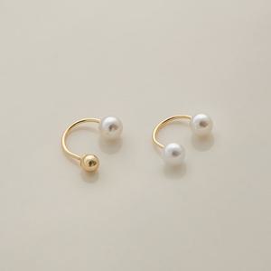 14k U 후크 진주 피어싱 14k골드 PI06