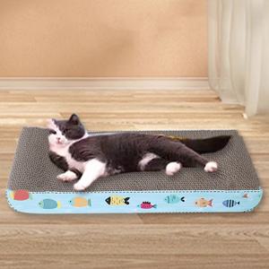 평판형 웨이브형 고양이 침대 스크래쳐 스크래처 매트 고양이용품 고양이스크래처 고양이매트