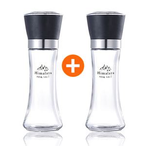 1+1 소금 후추 그라인더 깨갈이 유리병 공병 180ml