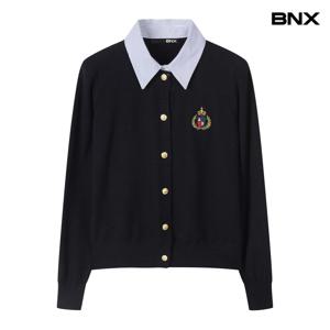 [롯데백화점][비엔엑스]페이크 셔츠 레이어드 니트 가디건  BX3CD005L0