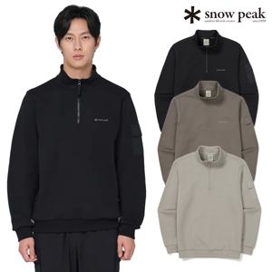 [최초가:99,000] 베이직 포켓 반집업 맨투맨 S24FMFZT60