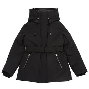 JENI NFZ BLACK 여성 패딩 점퍼 세미핏