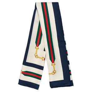 인터로킹 G 홀스빗 실크 스카프 626781-3G001-9200