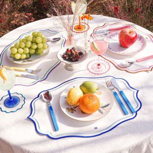 [무케] 메종다르_그레이스 테이블매트 홈파티용 (6 colors) 폴리방수코팅 고급자수 결혼선물추천 선물포장