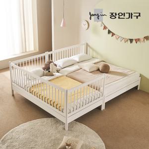 뉴피터 SE0등급 키즈 데이베드 패밀리 원목 침대+본넬 유로탑매트