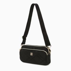 닥스골프 여성 블랙 체크 크로스백DNGF5F952BK