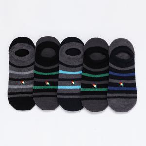 AP5403 남성 극세사 넌슬립 수면 덧신 양말 5족