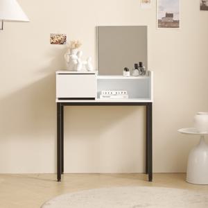 네오 루미에르 800 거울 서랍 화장대 NES1658