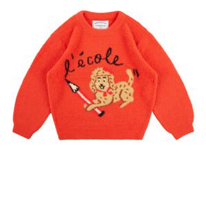 [정상가52000원] [키즈]오렌지 푸들 스웨터_BU53KR301