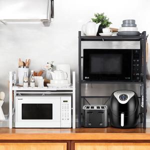 리브리움 길이조절 전자레인지선반 프린터선반 2단 철제선반 복합기 프린터 프린터선반