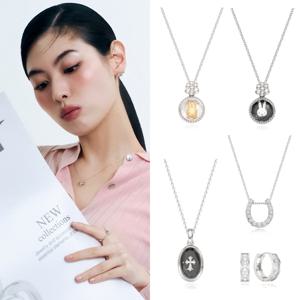 [부산본점단독] 티르리르 실버 목걸이/귀걸이 5종 택 1