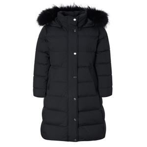 헤지스 골프 여성 [[24FW]] WWJU4D942BK [스테디셀러]탈착후드 덕다운 롱패딩 (BLACK)