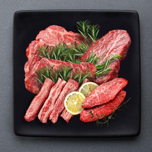 [한우고집쟁이] 대한한우 1++등급 한우 로스 5부위 택1 (등심/채끝/안심/갈비살/부채살)