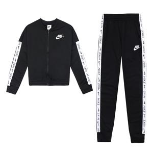 NSW 트리코트 짐웨어 여성 여아 트레이닝세트 운동복 블랙 CU8374-010