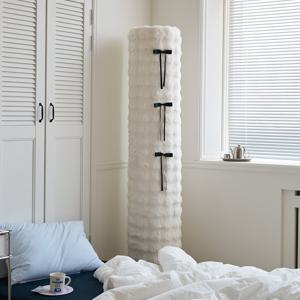 몽글몽글 밍크 라떼 플레인 스탠드 에어컨커버 가리개 덮개 5size