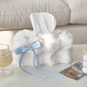 몽글몽글 밍크 라떼 티슈커버 각티슈케이스 휴지커버 케이스