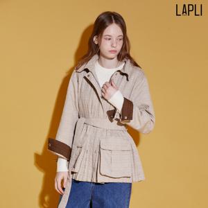 [최초가 259000원] 퀼티드 벨트 자켓_LPJKW024B08